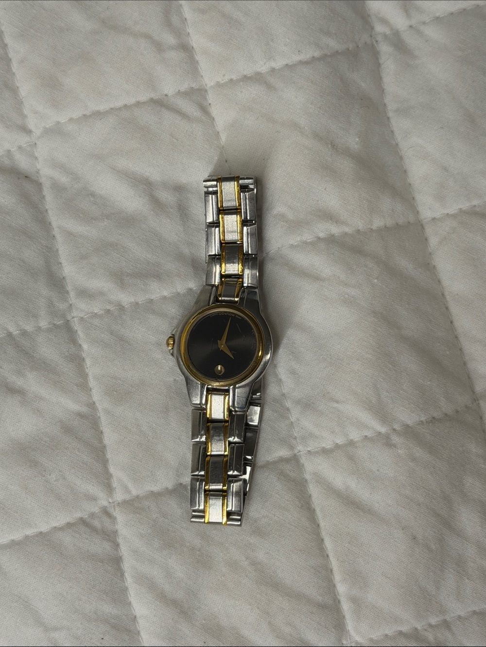 Movado gold and silver wrist watch men’s